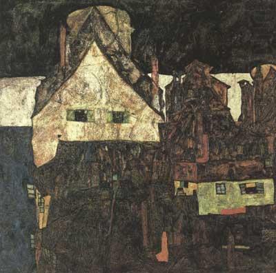 The Small City I (Dead City VI) (mk12), Egon Schiele